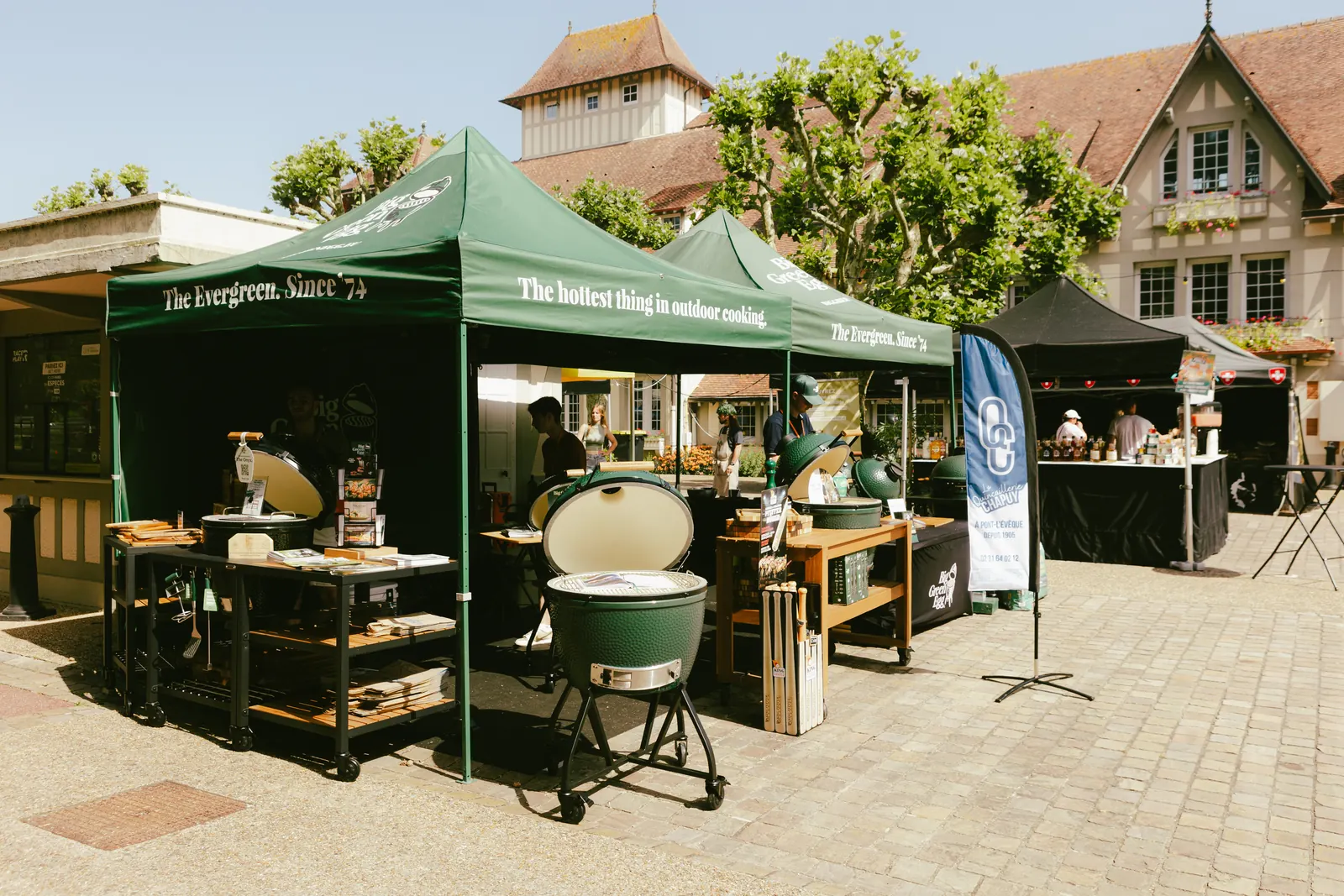 Stand de marque sur le festival