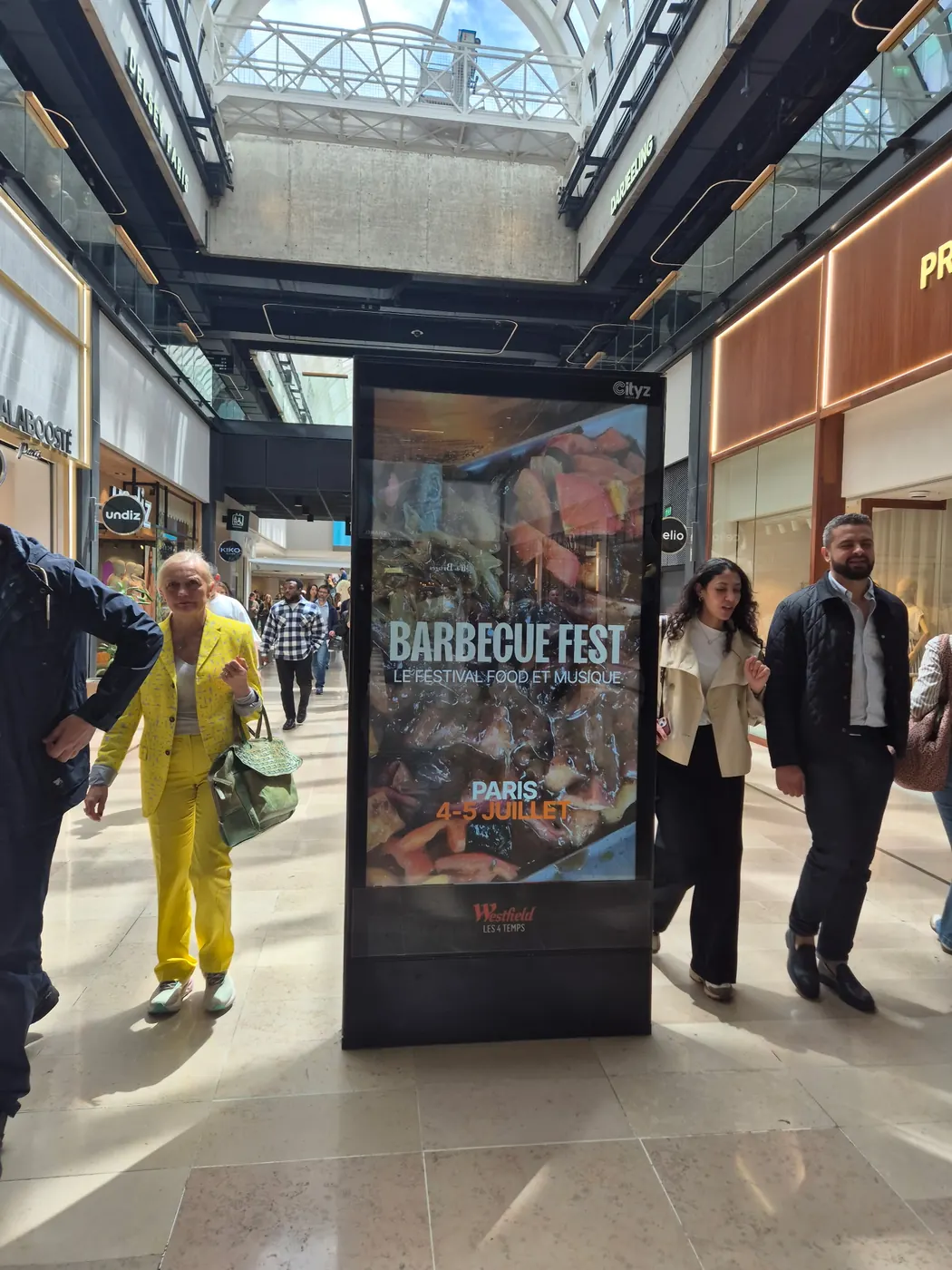 Mupi Barbecue Fest en centre commercial