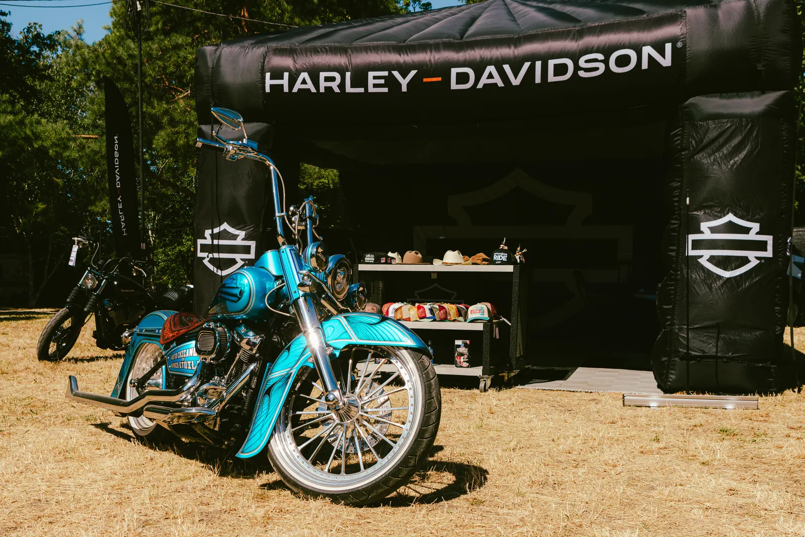 Stand de marque sur le festival